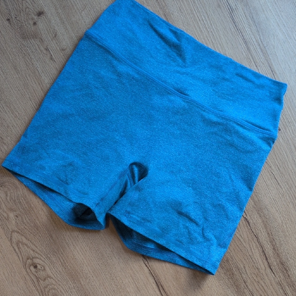 Fleo NFS High Rise Shorts Heather Turquoise Medium